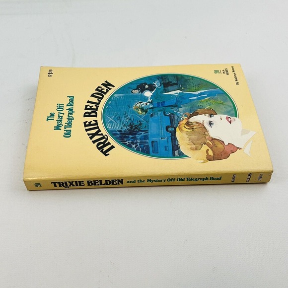 Trixie Belden #20 The Mystery Off Old Telegraph Road Paperback 1978 Oval Kenny - Picture 2 of 3